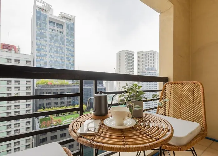 Apartamento Charming Studio In Greenbelt Makati - Near Malls!